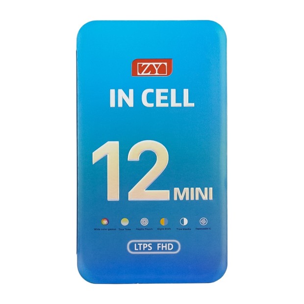 Дисплей для Apple iPhone 12 mini с чёрным тачскрином ZY-IN CELL