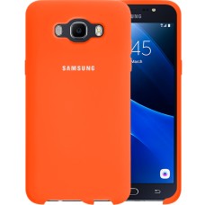 Силиконовый чехол Original Case Samsung Galaxy J7 (2016) J710 (Оранжевый)