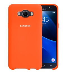 Силиконовый чехол Original Case Samsung Galaxy J7 (2016) J710 (Оранжевый)