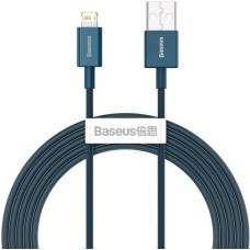 USB-кабель Baseus Superior 2.4A (1m) (Lightning) (Синий) CALYS-A03
