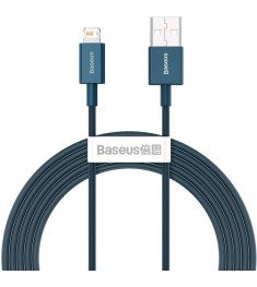 USB-кабель Baseus Superior 2.4A (1m) (Lightning) (Синий) CALYS-A03