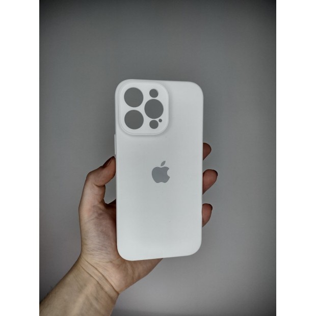 Силикон Original RoundCam Case Apple iPhone 14 Pro Max (06) White