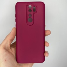Силикон Original 360 ShutCam Case Xiaomi Redmi Note 8 Pro (Бордовый)