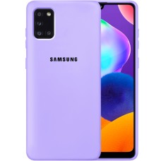 Силикон Original 360 Case Logo Samsung Galaxy A31 (2020) (Фиалковый)