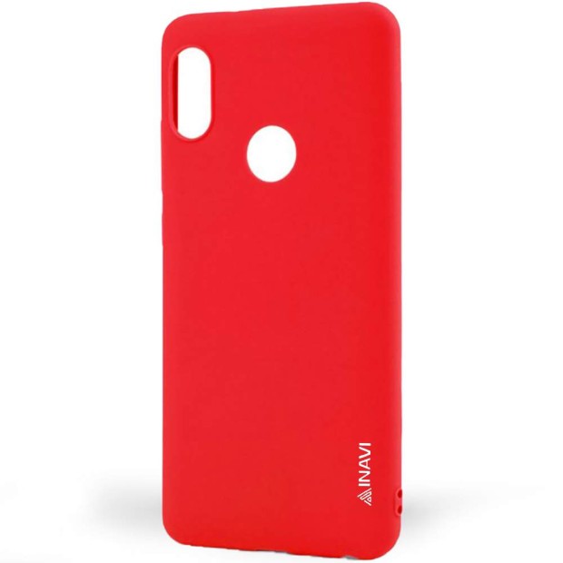 Силиконовый чехол iNavi Color Huawei P Smart Plus (красный)