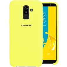 Силиконовый чехол Original Case Samsung Galaxy J8 (2018) J810 (Лайм)