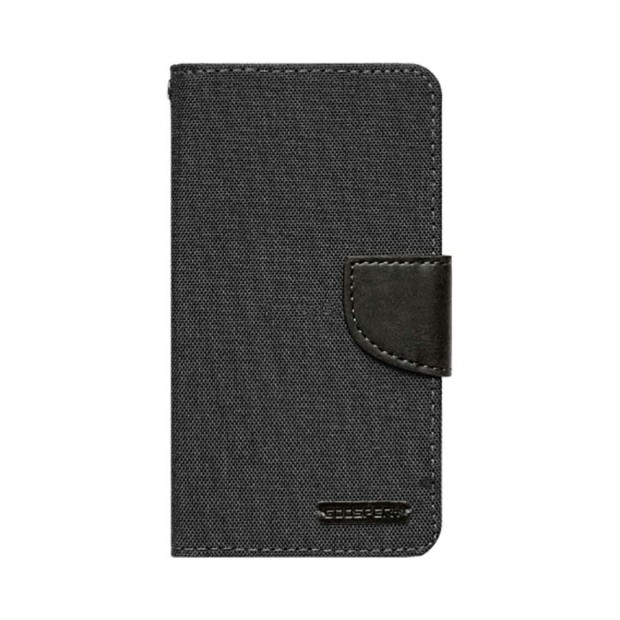 Чехол-книжка Goospery Canvas Diary Xiaomi Redmi Note 3 / Note 3 Pro (Чёрный)