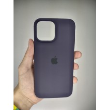 Силикон Original Round Case Apple iPhone 13 Pro Max (Eggplant)