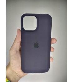 Силикон Original Round Case Apple iPhone 13 Pro Max (Eggplant)