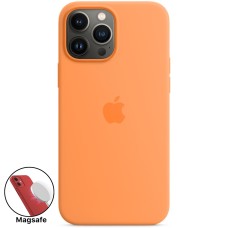 Силикон Original MagSafe Case Apple iPhone 13 Pro Max (Marigold)