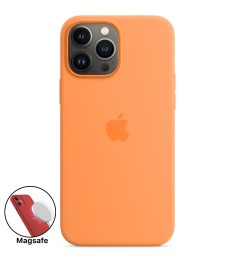 Силикон Original MagSafe Case Apple iPhone 13 Pro Max (Marigold)
