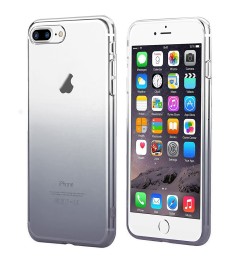 Силикон WS Gradient Apple iPhone 7 Plus / 8 Plus (Clear & Gray)