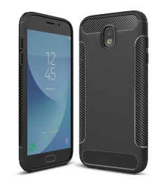 Силикон Soft Carbon Samsung Galaxy J7 (2017) J730 (Чёрный)