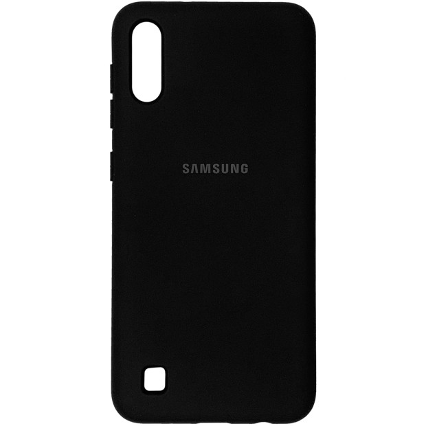 Силикон Original Case (HQ) Samsung Galaxy A10 / M10 (2019) (Черный)