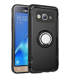 Бронь-чехол Ring Armor Case Samsung Galaxy J3 (2016) J320 (черный)