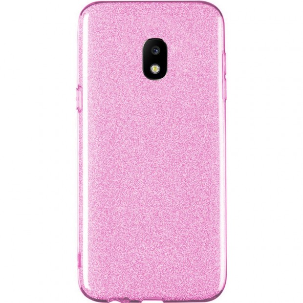 Силикон Glitter Samsung Galaxy J5 (2017) J530 (розовый)