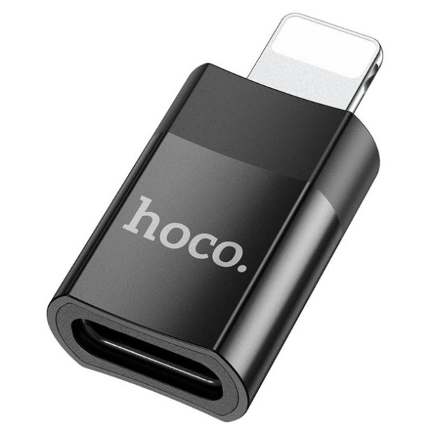 Перехідник Hoco UA17 (Type-C - Lightning) (Чорний)