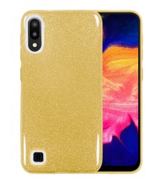 Силиконовый чехол Glitter Samsung Galaxy A10 / M10 (2019) (Золотой)