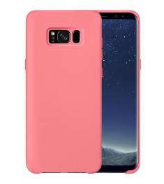 Силикон Original Case Logo Samsung Galaxy S8 (Розовый)