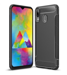 Силикон Soft Carbon Samsung Galaxy M20 (Чёрный)