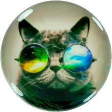 Холдер Popsocket Smile (Stylish Cat, K44)