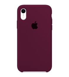 Силиконовый чехол Original Case Apple iPhone XR (57) Marsala