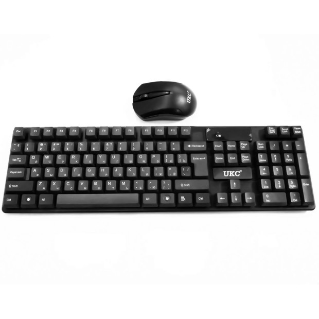 Клавиатура TJ-808 + мышь беспроводная (Чёрный)