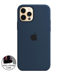 Силикон Original Round Case Apple iPhone 12 / 12 Pro (09) Midnight Blue