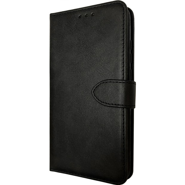 Чехол-книжка Leather Book Samsung Galaxy A10 / M10 (2019) (Чёрный)