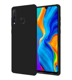 Силиконовый чехол iNavi Color Huawei P30 Lite (Чёрный)