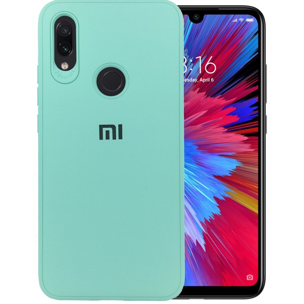 Силиконовый чехол Junket Case Xiaomi Redmi Note 7 (Бирюзовый)