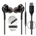 Проводные наушники-гарнитура вакуумные Samsung AKG EO-IG100BBEGWW (Type-C) (Чёрный)