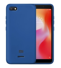 Силикон Original Case Xiaomi Redmi 6A (Кобальт)