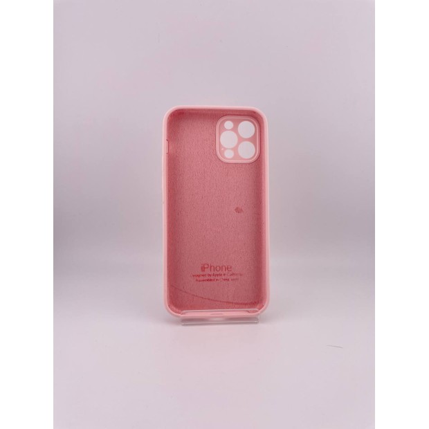 Силикон Original RoundCam Case Apple iPhone 12 Pro (76) Chalk Pink