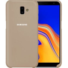 Силикон Original Case Samsung Galaxy J6 Plus (2018) J610 (Бежевый)
