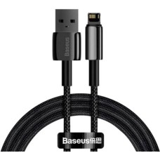 USB-кабель Baseus Tungsten Gold 2.4A (1m) (Lightning) (Чёрный) CALWJ-01