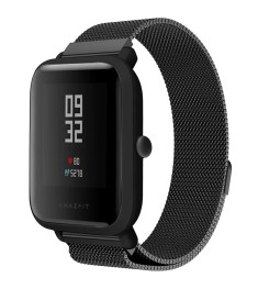 Ремешок Milanese Loop Xiaomi Amazfit Bip 22мм (Чёрный)