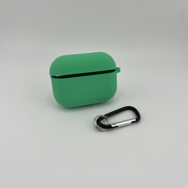 Чехол для наушников Full Silicone Case with Microfiber Apple AirPods Pro 2 (49) Aquamarine