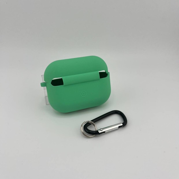 Чехол для наушников Full Silicone Case with Microfiber Apple AirPods Pro 2 (49) Aquamarine