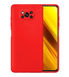 Силикон Original 360 ShutCam Case Xiaomi Poco X3 (Красный)
