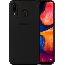 Силиконовый чехол Junket Case Samsung Galaxy A20 / A30 (2019) (Чёрный)
