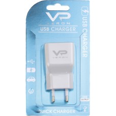 СЗУ-адаптер USB Veron AD-19 QC3.0 18W (Белый)