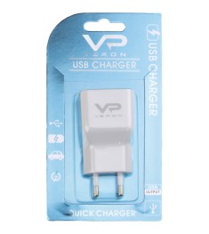 СЗУ-адаптер USB Veron AD-19 QC3.0 18W (Белый)
