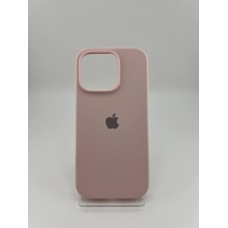 Силикон Original Round Case Apple iPhone 16 Pro (76) Chalk Pink