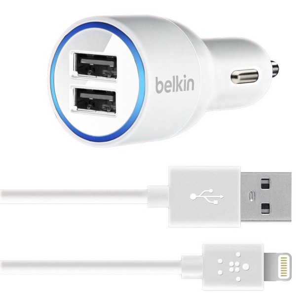АЗУ Belkin Transformer 5G / micro 2в1 micro USB 2USB / 2.1A (Черный)