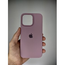 Силикон Original Round Case Apple iPhone 14 Pro Max (01) Bilberry