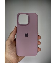 Силикон Original Round Case Apple iPhone 14 Pro Max (01) Bilberry