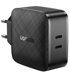 СЗУ-адаптер UGREEN CD216 66W QC4.0 (2Type-C) (Black)