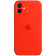 Силикон Original RoundCam Case Apple iPhone 12 (05) Product RED