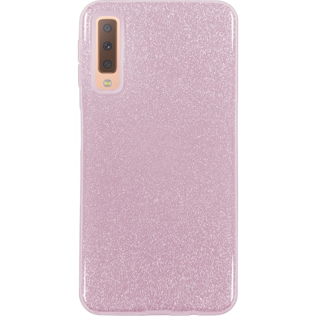 Силиконовый чехол Glitter Samsung Galaxy A7 (2018) A750 (розовый), Харьков, Киев, Украинга